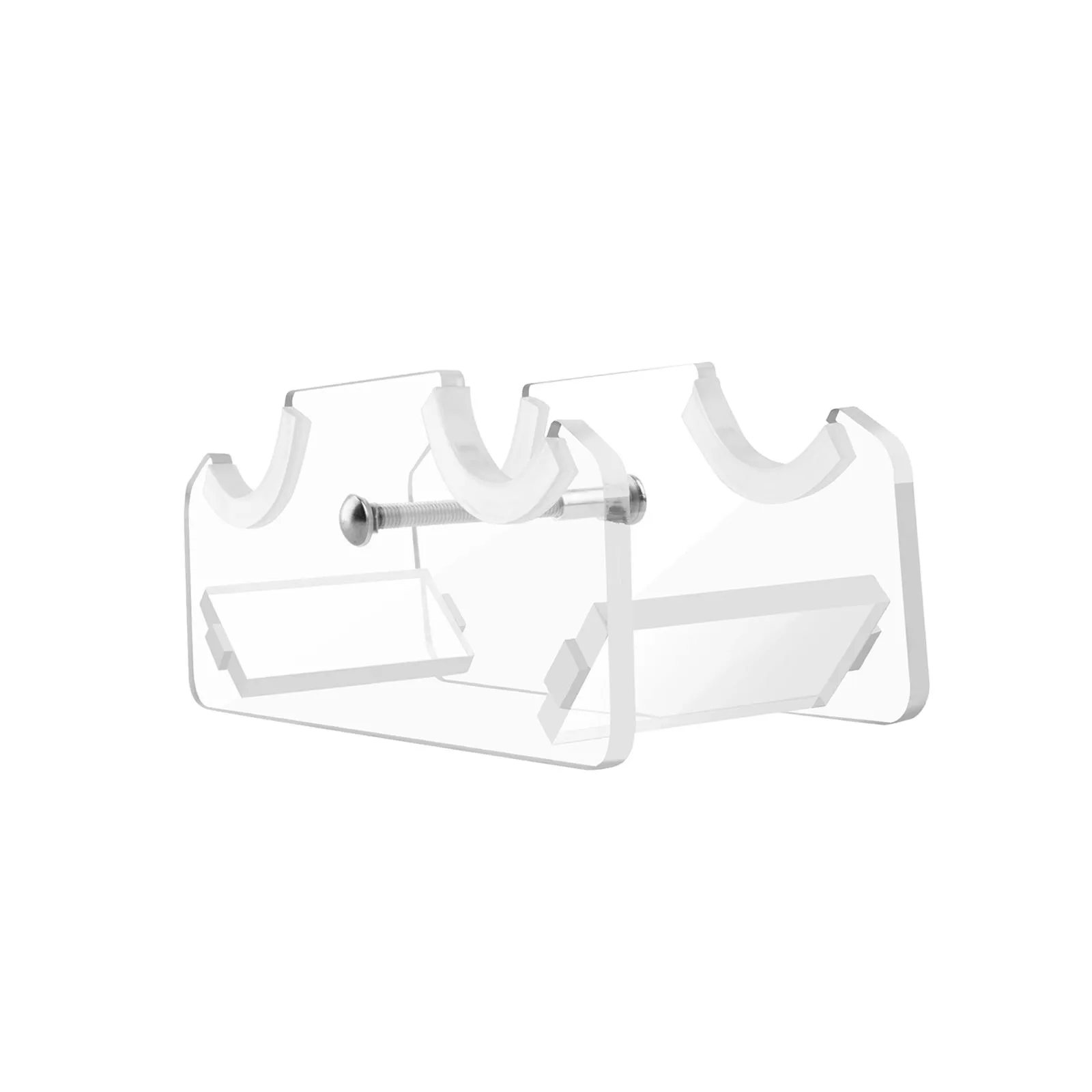 Dumbbell Rack Weight Organizer for Gym Equipment Stable Acrylic Holder for Indoor Weight Lifting Compact Storage Solution