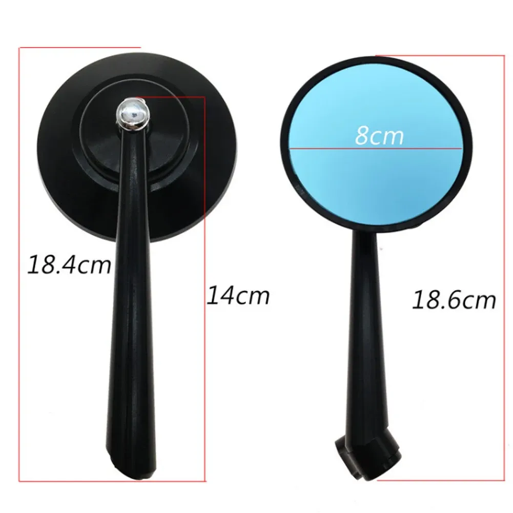 Motorcycle rétro Renue Round Miroir du guidon arrière View View Mirrors Pièces ou Super Soco TS Lite TSX TC MAX PRO PIÈCES