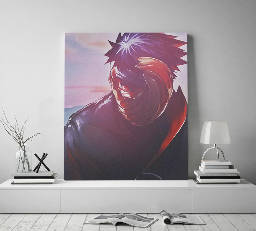 Wall Art Home Decor Obito Uchiha Canvas Painting Modern Picture Hd Print Cartoon Character Modular Posters Living Room3745267