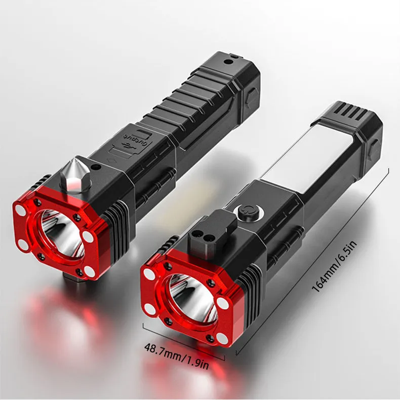 3w led rechargeable flashlight Akari with 1500mAh Battery the indicator will change color from red to green Sealey LED140 SMD LED Rechargeable