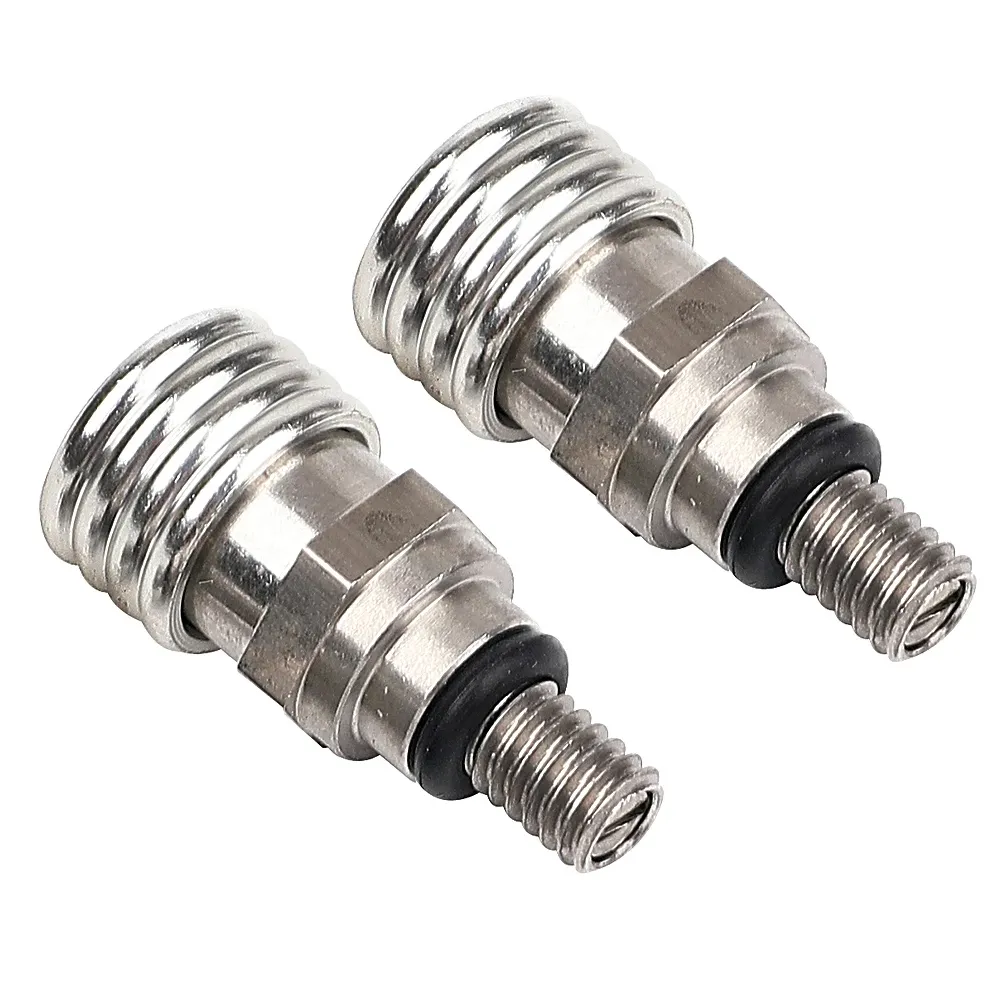Motorcycle Fork Air Bleeder Valves - M5x0.8mm Bolts For Showa & KAYABA Forks (Stainless Steel & Aluminum)