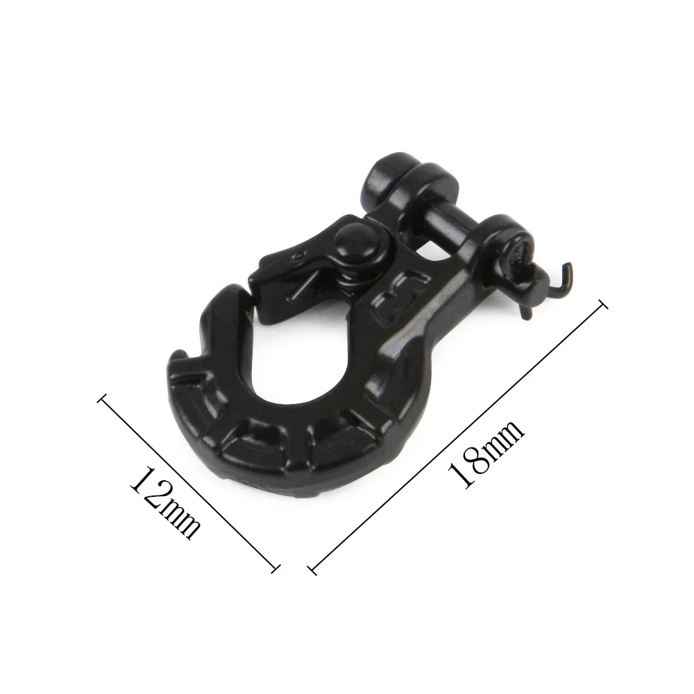 1/10 échelle RC Car Metal Crow Crow Crochet Crochet pour RC Crawler Car Axail SCX10 TRX4 TRX6 RGT 86100 TF2 YK4102 CC01