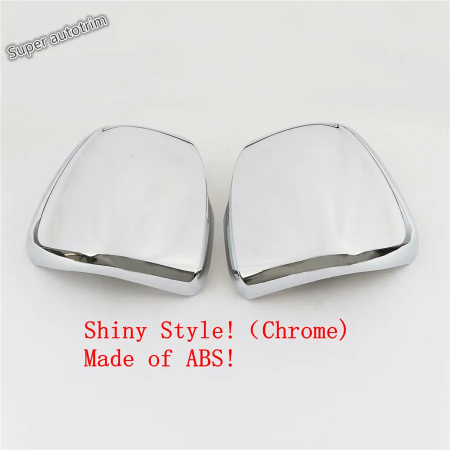 Chrome externa asa da asa traseira Mirror Proteger Tampa de caixa Torrimão 2pcs Para Volvo XC40 2018 - 2023 Acessórios para o kit de reforma exterior