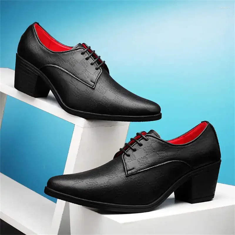 Chaussures habillées à talons à talons à talons pour hommes mariage pour offrir des baskets de tennis noir sport confortable sapatenis