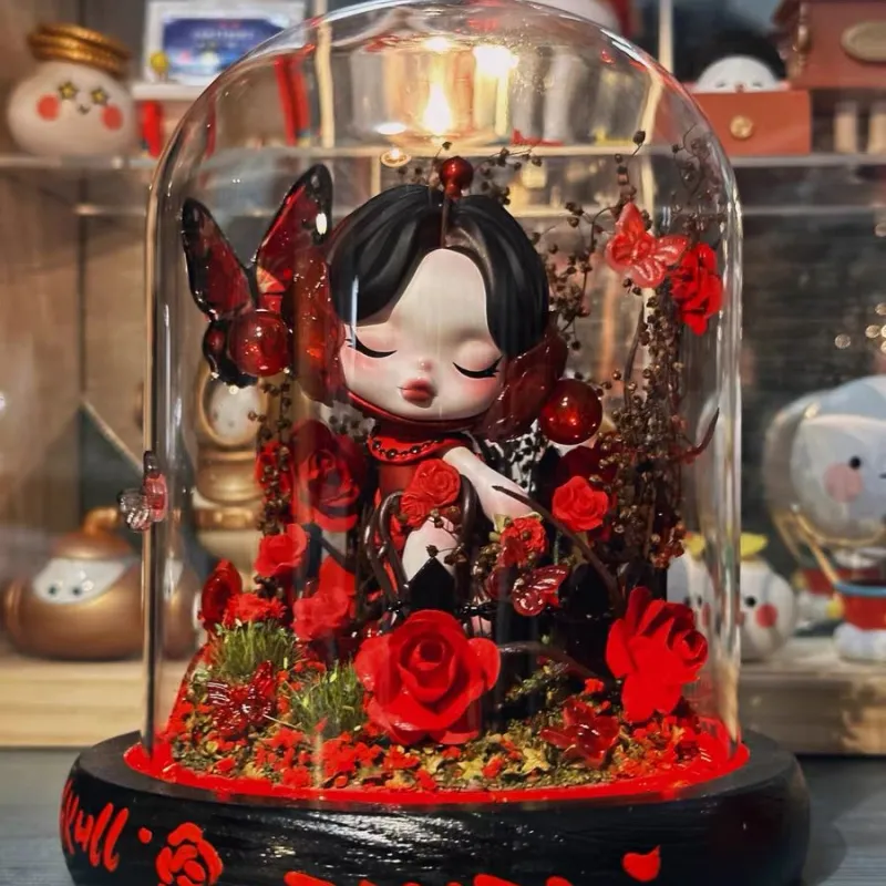 Kawaii 9cm Skullpanda figure out - Cute Valentine's Day