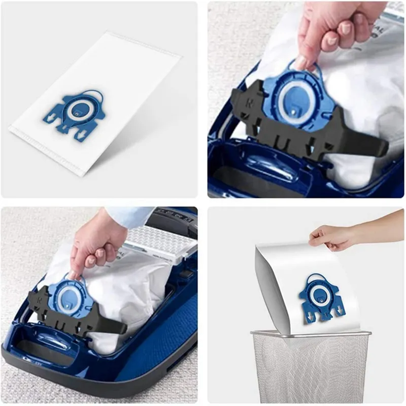 Dustwave® Premium 20 Sacchetti per aspirapolvere in microfibra per AEG Typ VC-H4217E-10 - altamente efficienti con chiusura igienica - Made in Germany