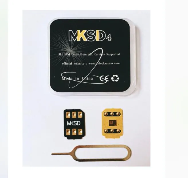 MKSD4 Adhessive Glue Sticker ICCID déverrouiller tous les opérateurs pour IP11pro max 11 xsmax xr x 678plus gevey pro dbsim VSIM832645