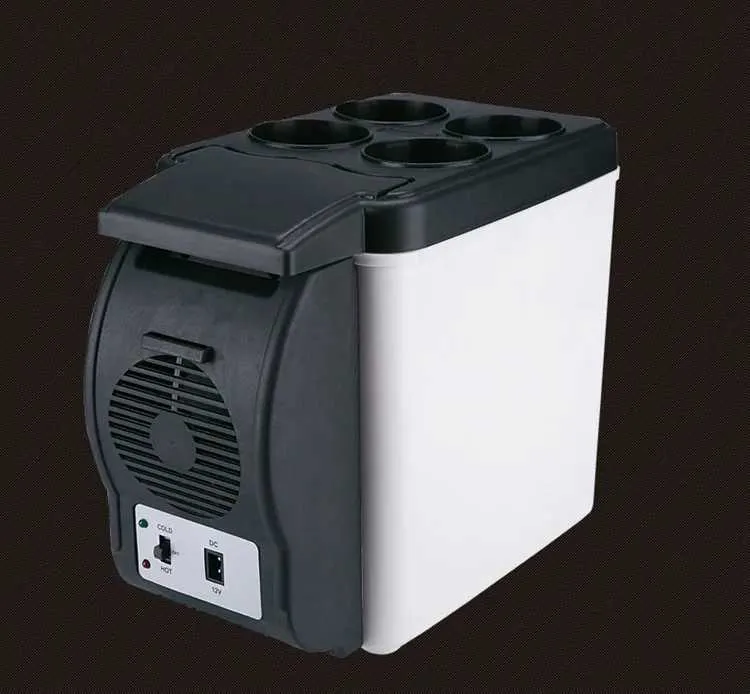 Portable Cooler Mini Fridge DC12V AC220V 8L Car Refrigerator Student Dormitory Cooling Box Touch Freezer Silent Car Fridge (6)