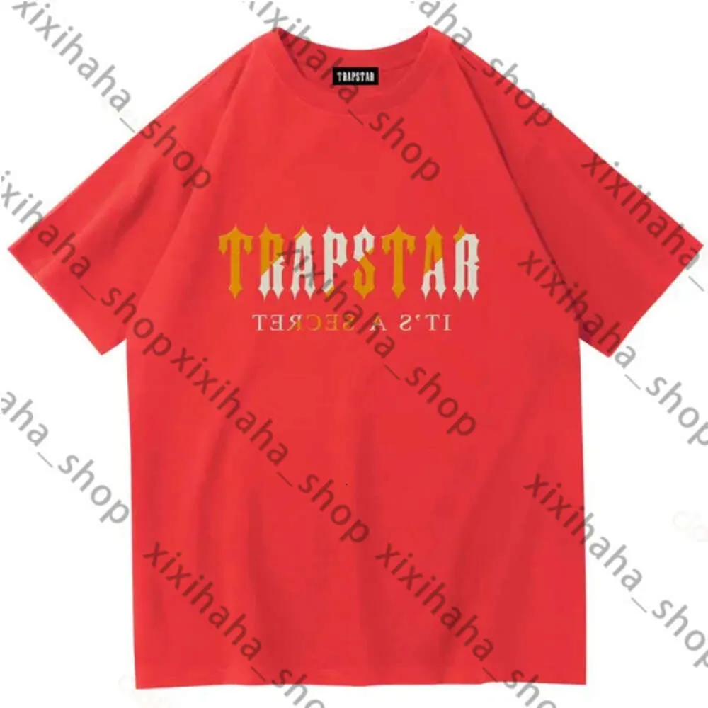 Maglietta designer trapstar tshirt trackuit da uomo donna cotone cotone estate marchio marchio set s-xxl size 103