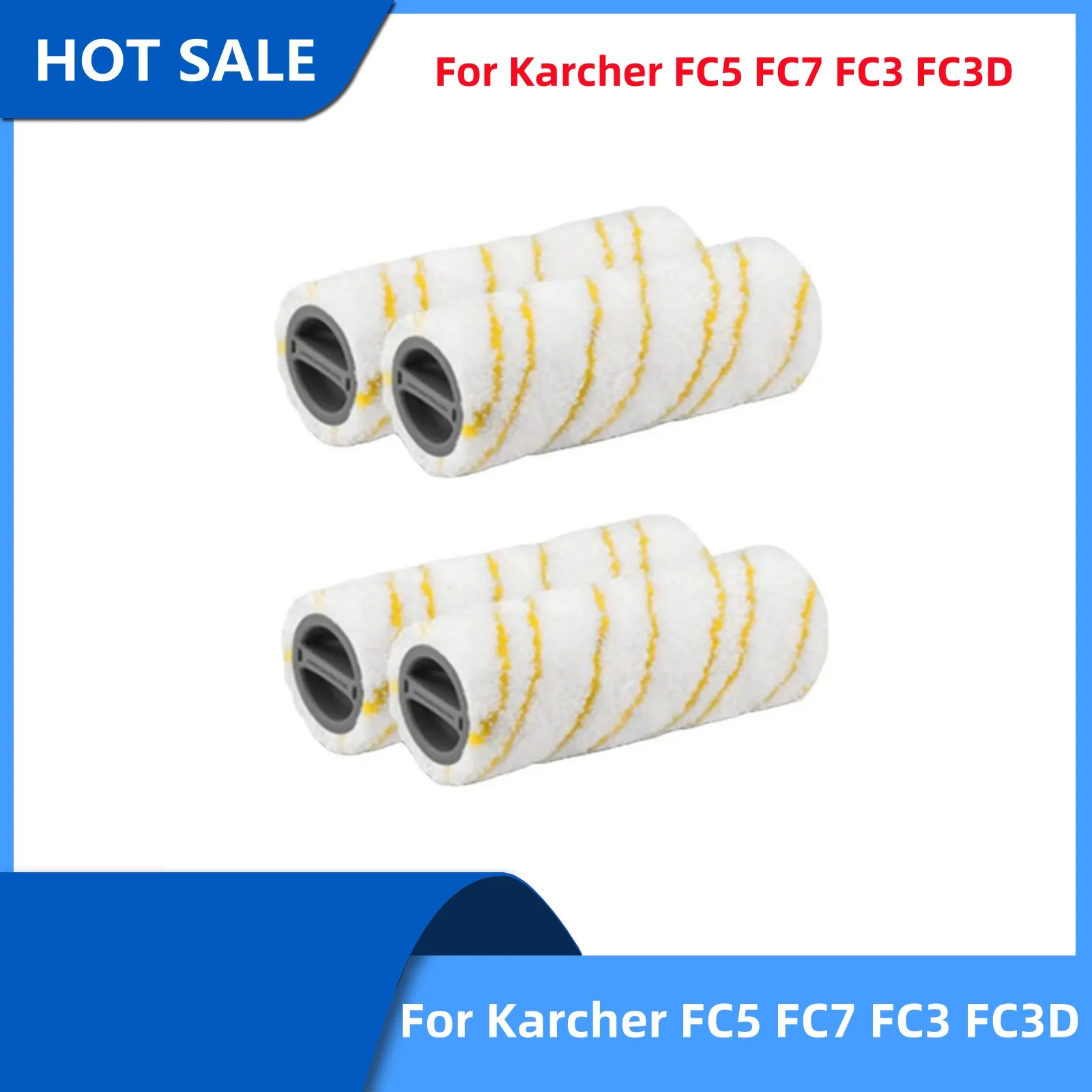 Roller Brush For Karcher FC5 FC7 FC3 FC3D Electric Floor Cleaner Replacement Accessories