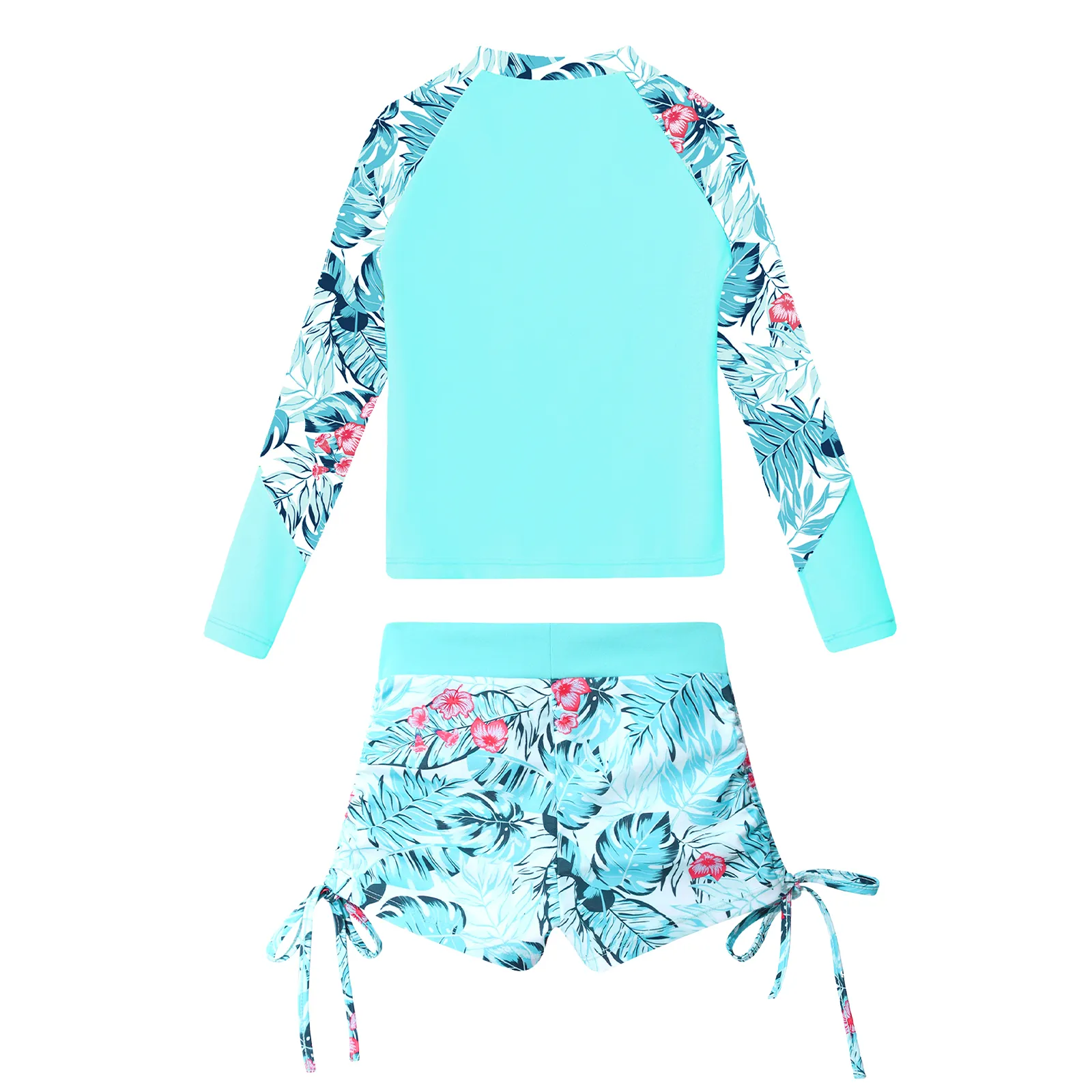 Kanu Surf Long Sleeve Rashguard Two Piece Swim Set Rash Guard