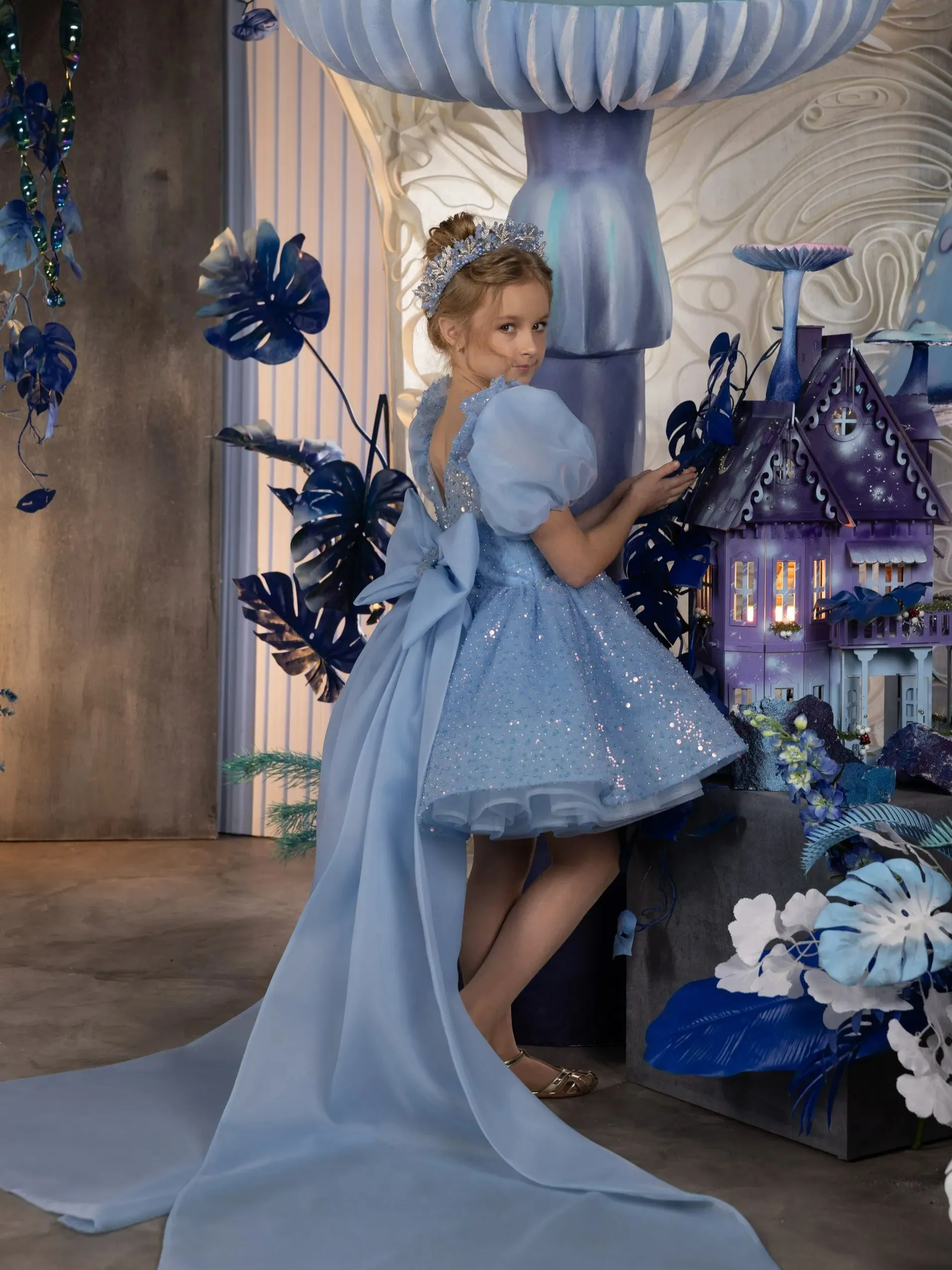 open lace back dress Amazon.com: Flowers Little Girls Tulle Lace Wedding Party Dress for Kids  Formal Birthday Princess Pageant Prom (Blue, 11-12 Years) : Clothing, Shoes  & Jewelry