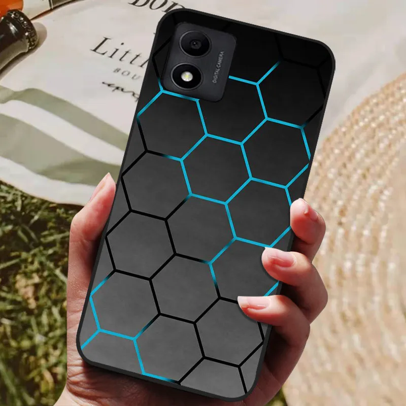 ZXLZKQ Custodia per TCL 305 (6.52 Pollice), Nero Morbida Silicone Antiurto Custodia TPU Ultra Sottile Anti-Graffio Protettiva Case Cover per TCL 305 - WM85