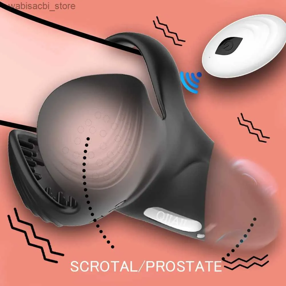 Silicone Vibrating Cock Ring With Scrotum Prostate... From Wabisacbi, $8.29  | DHgate.Com