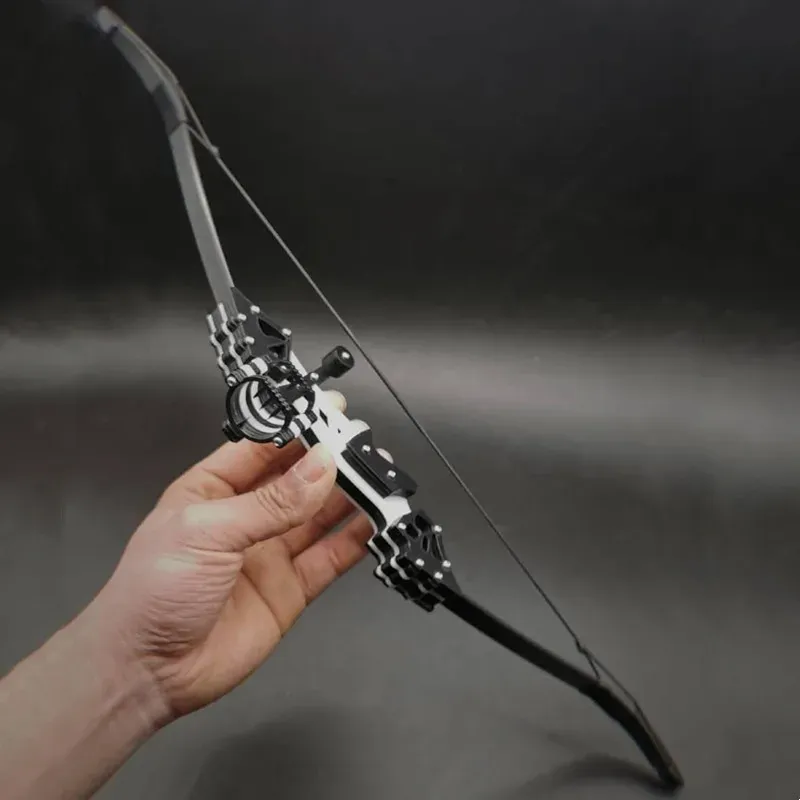 Mini Recurve Bow portátil poderoso mirar arco e arco