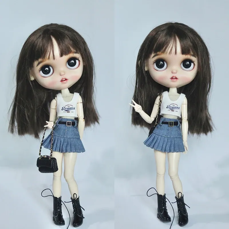 Blythe doll トップス 💖🇬🇧 Blythe Doll And Outfit Brown Hair💞 | eBay