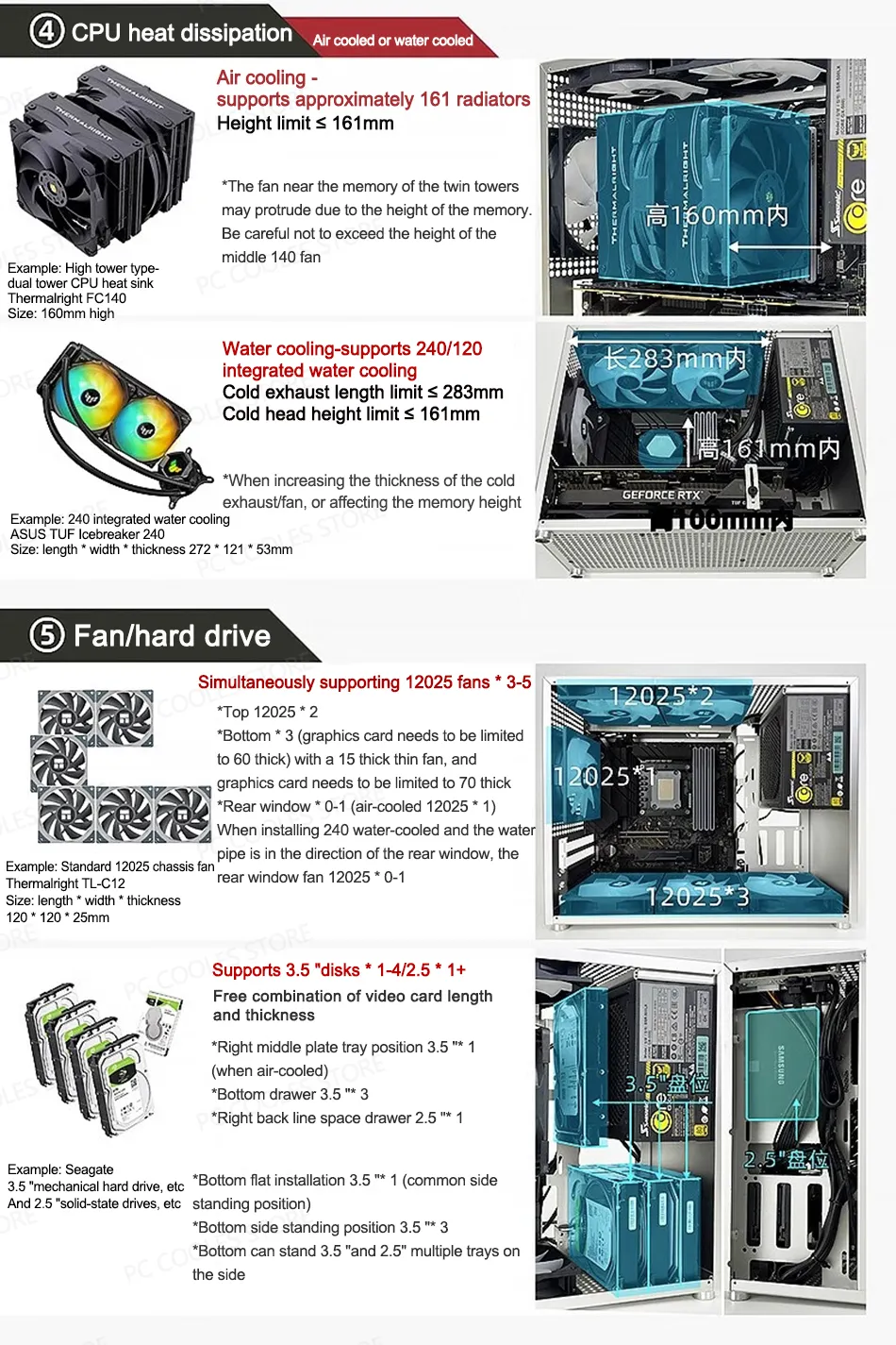 DHgate.com:Compact Aluminum ATX MATX Case with Type-C Port
