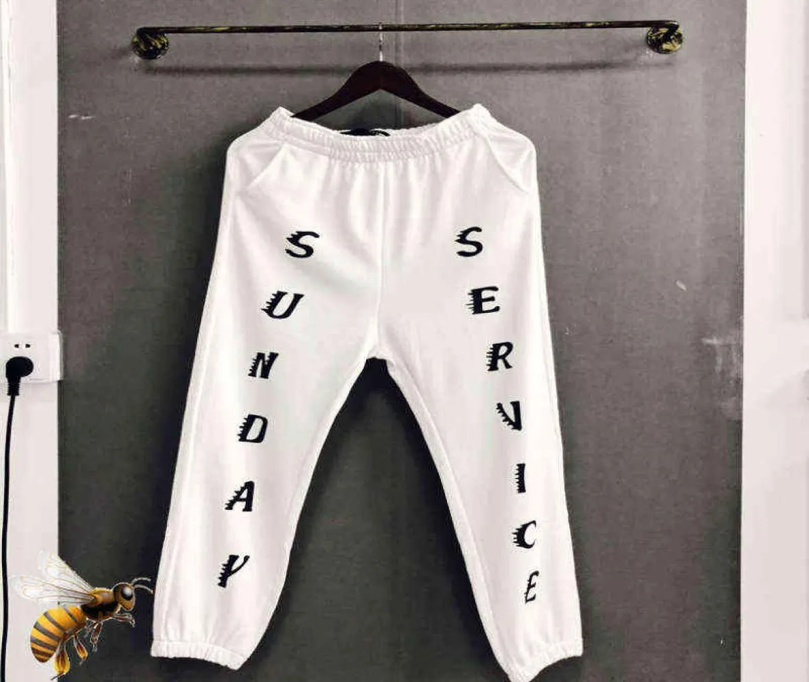 NIEUWE WEST Sunday Service CPFM Sweatpants Men Women Trousers Streetwear Hip Hop Sports Pants2662040