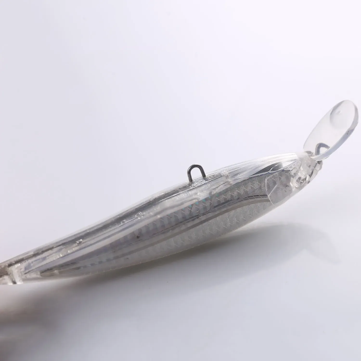 Бесплатные рыбацкие приманки Неокрашенные пустые твердые приманки DIY Crankbaits Minnows Popper Vib карандаш прозрачные искусственные приманки набор