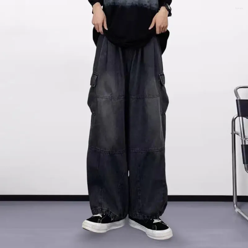 남자 청바지 남성 일본식 데님 바지 스트리트웨어 패션 편안