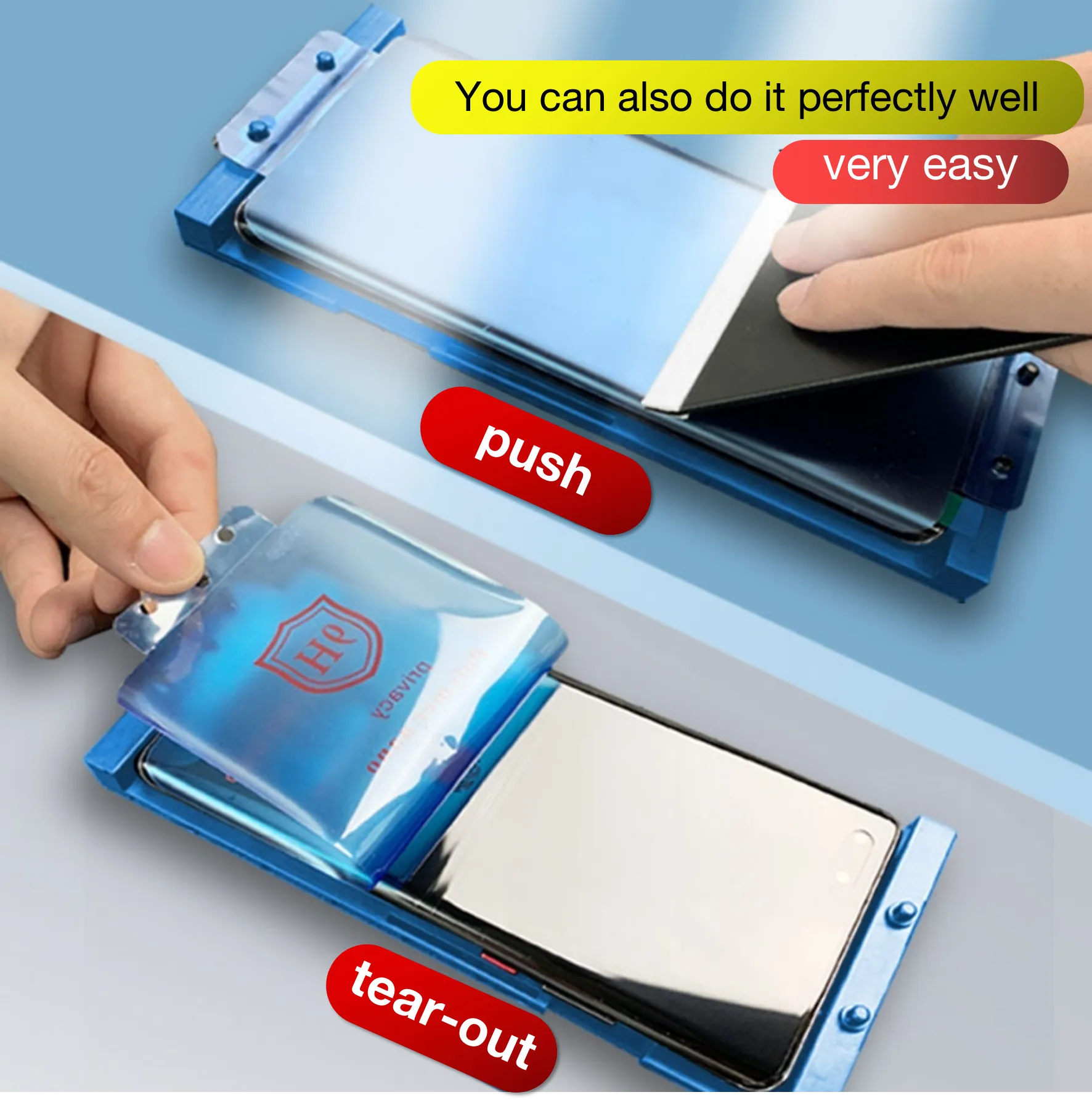 For Huawei P60 Pro P50 P40 P30 Pro Plus ATR Screen Protector Glass Explosion-proof Protective with Install Kit