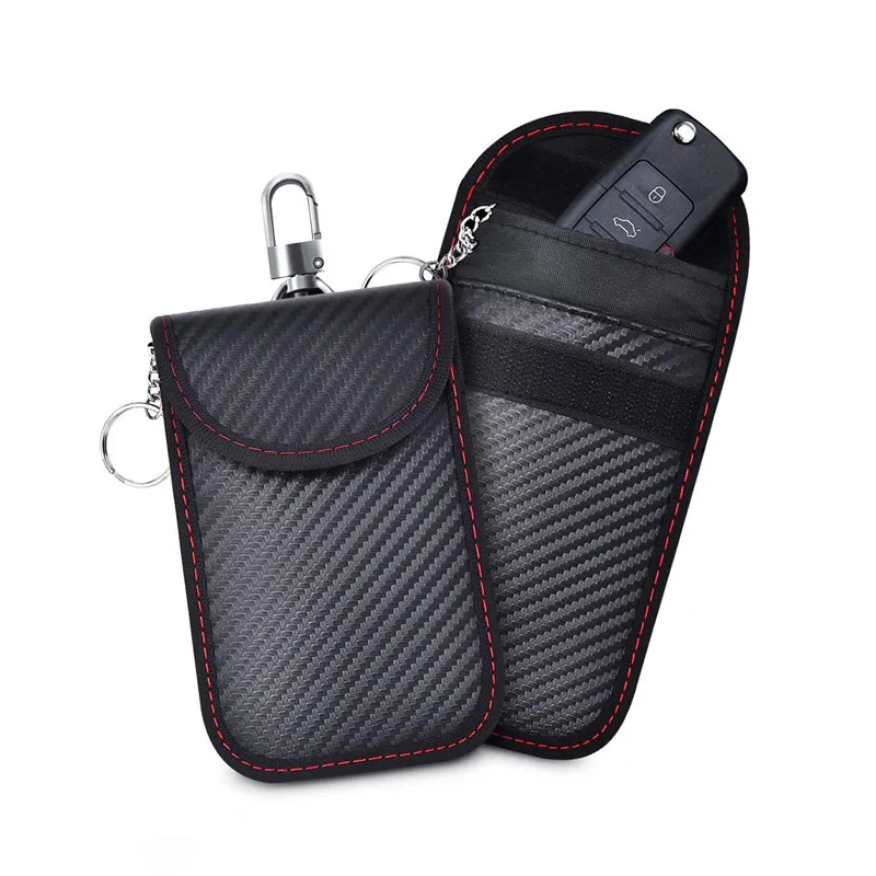 Sac de blocage RFID portable avec fermeture éclair, poudres Fob, étui de championnat de signal