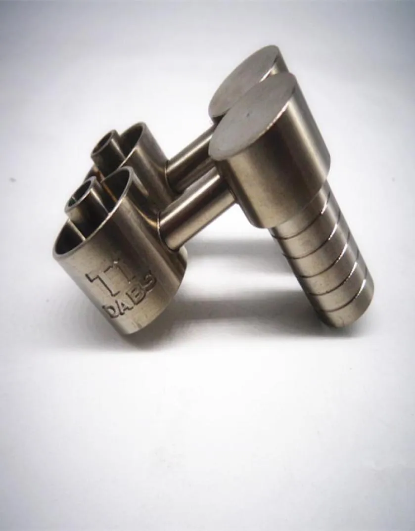 who Titanium Nail Domeless Side Arm 101418mm Female and Male Titanium Nails Joint for Glass Pipe Bongmm6049686