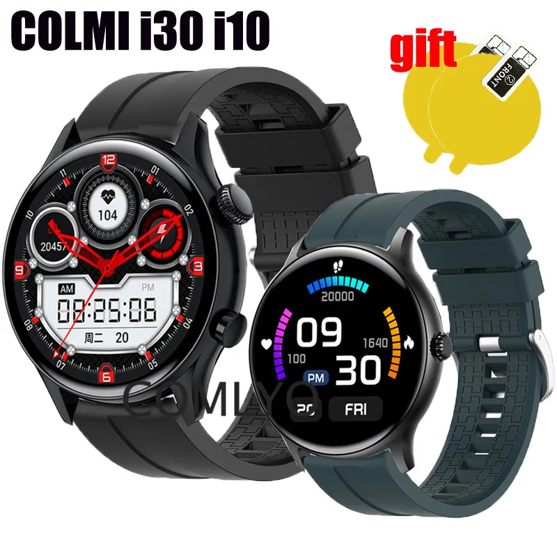3-in-1 Silicone Wristband for Colmi i30 i10, Strap Bands, Belt