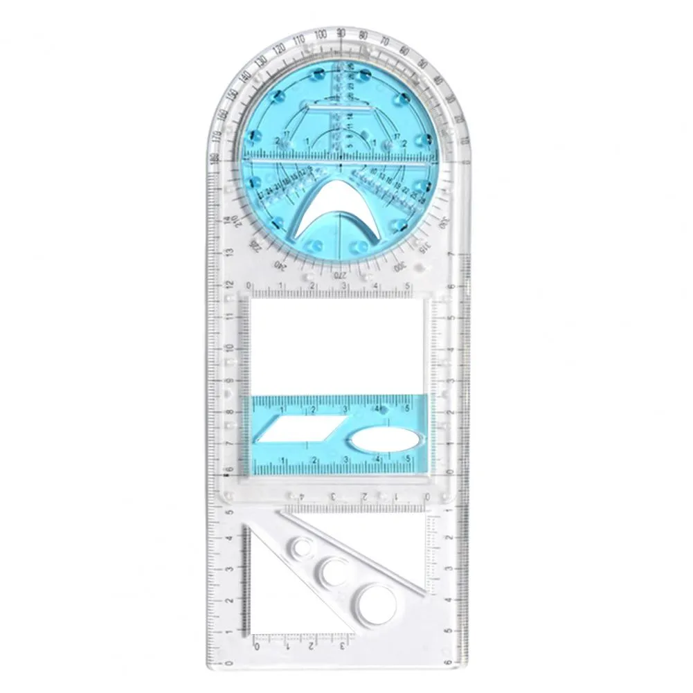 Rectangle Cuboid Ruler Multifunctional Geometric Drawing Ruler - Lightweight & Reusable ...