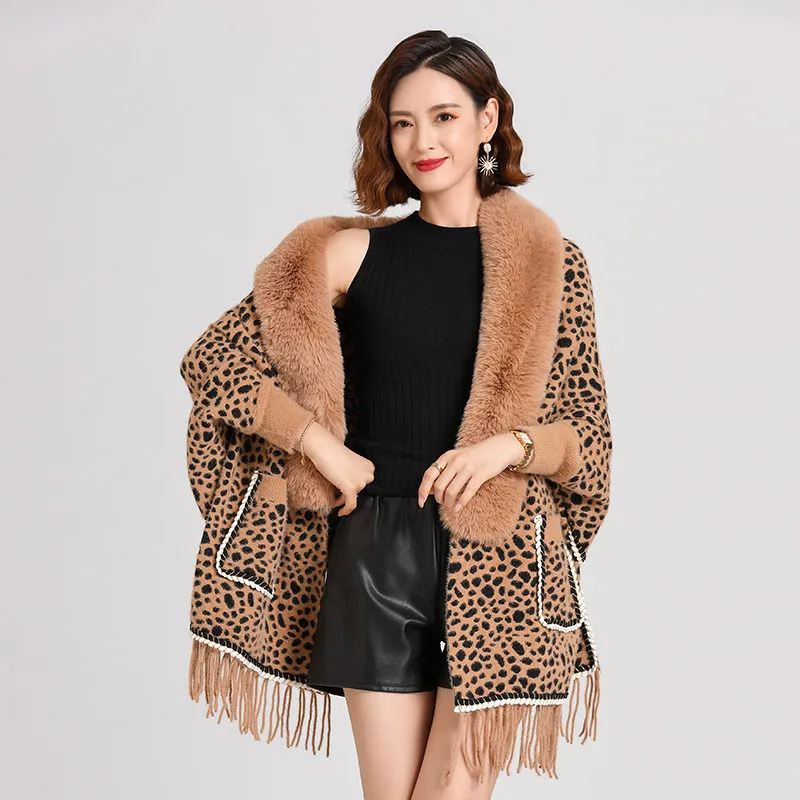 Printing Tassel Cloak Bat Shirt Sweaters Printing Tassel Cloak Bat Shirt Sweaters