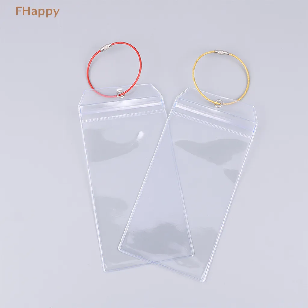 5pcs Shippoir à navire transparent à carton de navire transparent refermable Shipse Cruise porte-étiquette zip scellé de joint zip