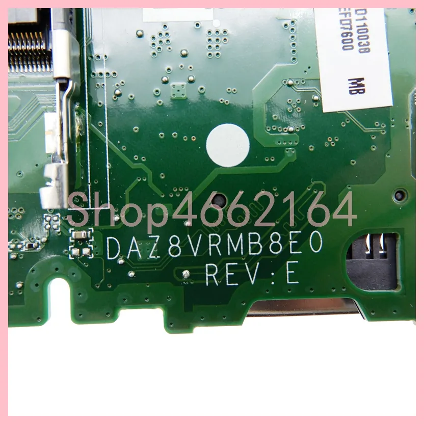 DAZ8VRMB8E0 i3-8130U/i7-7500U CPU Notebook Mainboard For Acer
