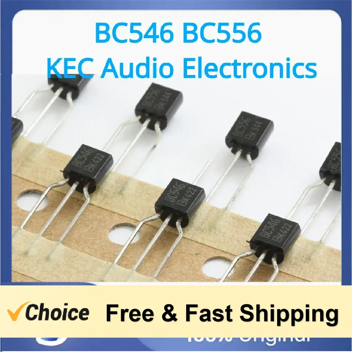 20-50PCSオリジナルの新しいBC546 BC556 KECオーディオエレクトロニクスto-92トライオーダー統合回路