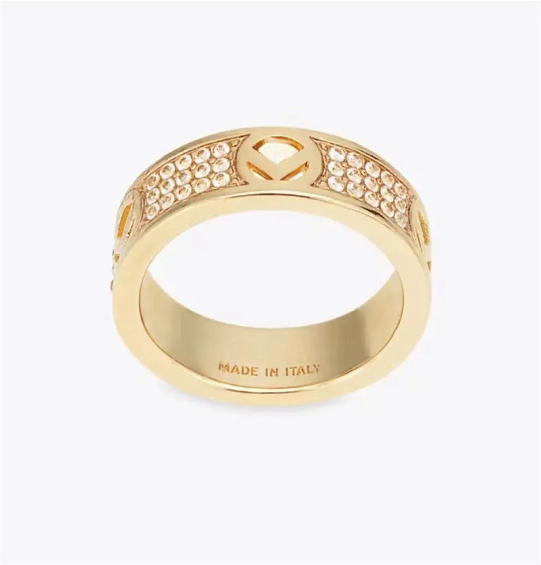 Gift de fiançailles de haute qualité Diamond Mens Gift For Women Designer Couple Love Anneaux 925 Silver Gold Ringe Femme F Jewelry Wi2745364