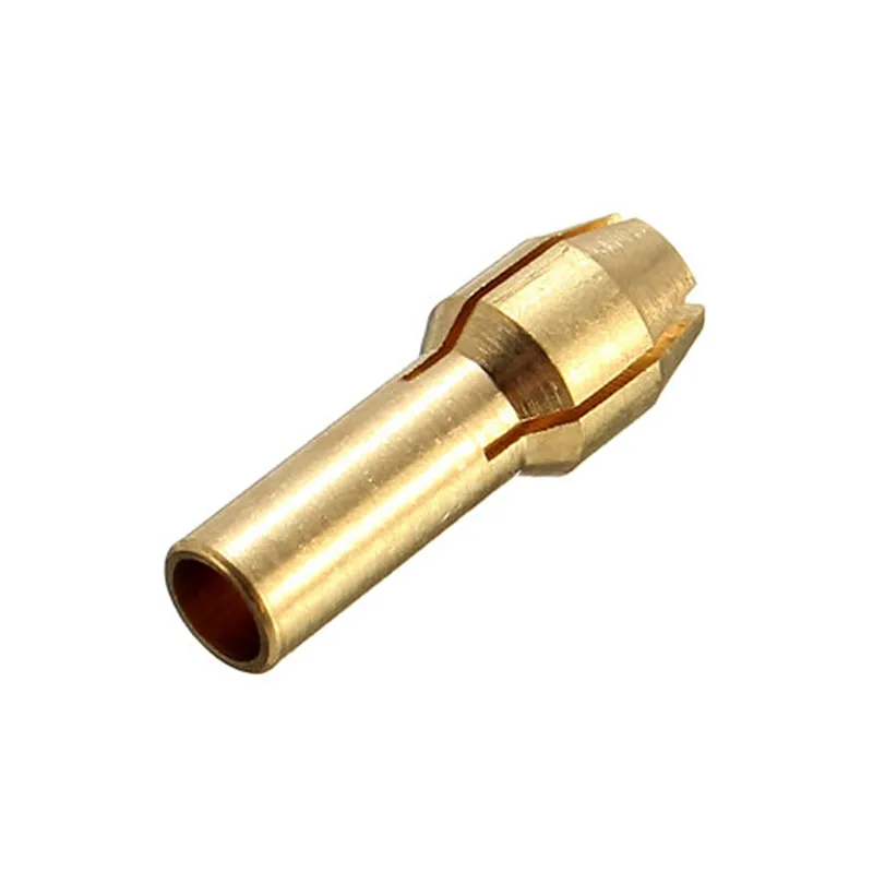 652F 10Pcs Brass Drill Chuck Collet Bits For Rotary Tool 0.5-3.2mm 4.3mm Shank
