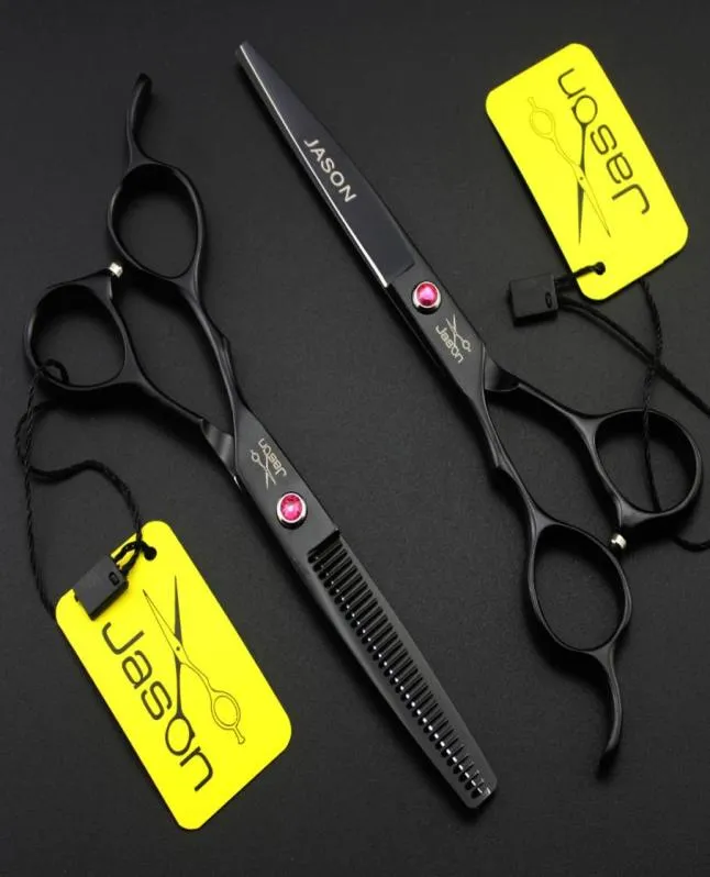 329 Left Hand 6039039 175cm Brand Jason TOP GRADE Hairdressing Scissors 440C Professional Cutting Scissors Thinning Shears9049172