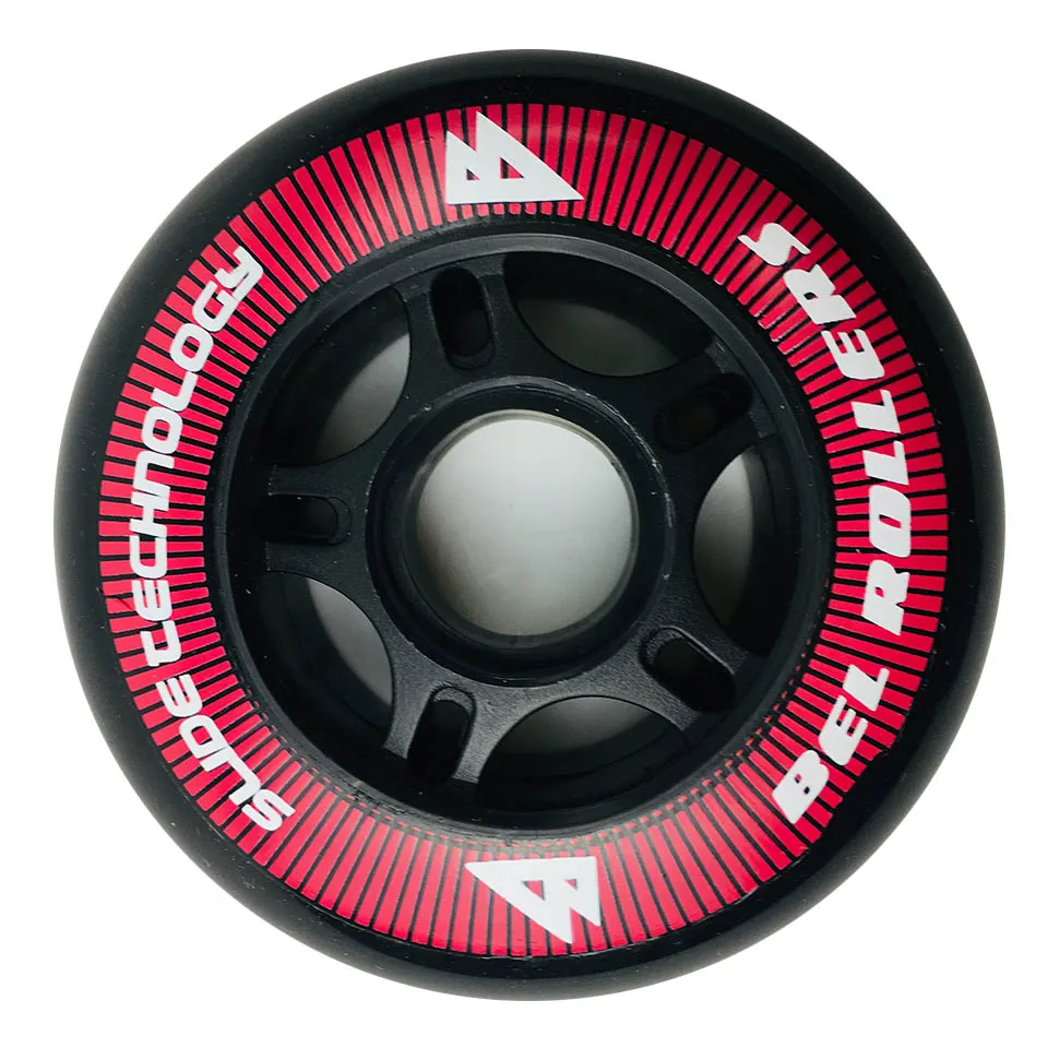 4 datorer Inline Roller Skate Wheels 85a 80mm PU Däck Inline Skate Slalom Slid Skating Wheel för Seba PowerSlide Patines