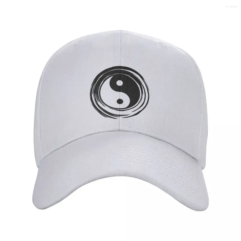 Kogelcaps gepersonaliseerd yin yang honkbal pet vrouwen mannen verstelbare vredesbalans meditatie meditatie papa hoed buiten snapback hoeden