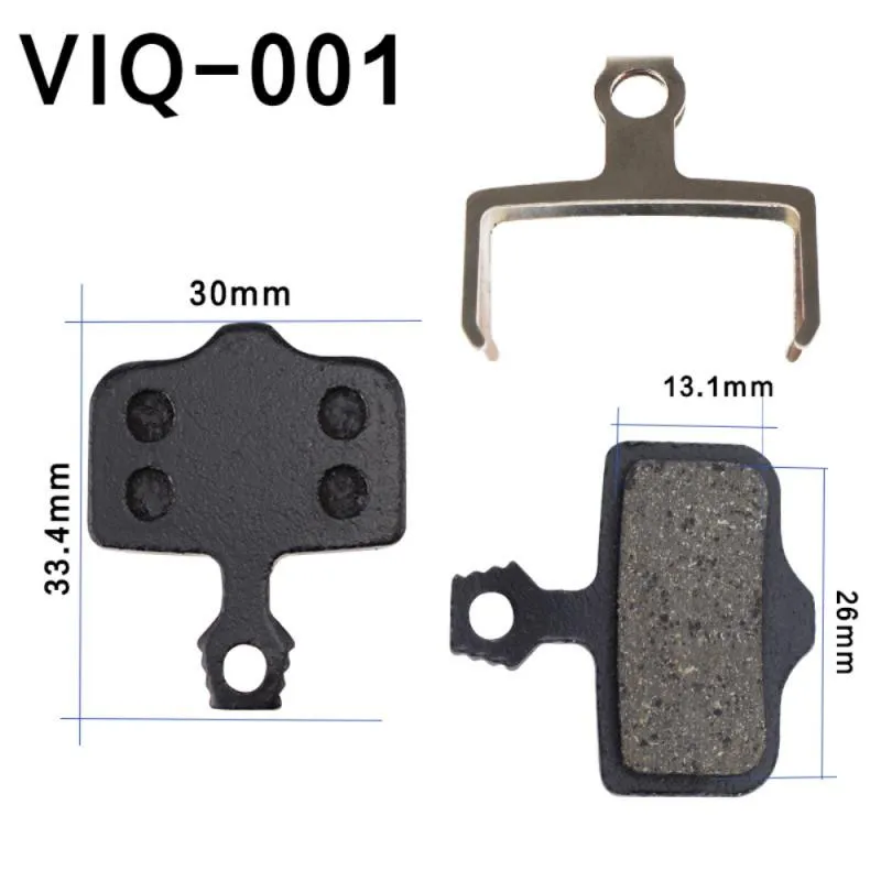 thumbnail image 2 of E Scooter Brake Pads 10 Inch, 4 Pairs Semi Meta Electric Disc Brake Pads Replacement Accessory Metal Brake Rotor Pad Low Noise Wear Pad Parts For Electric Bike 2 of 9