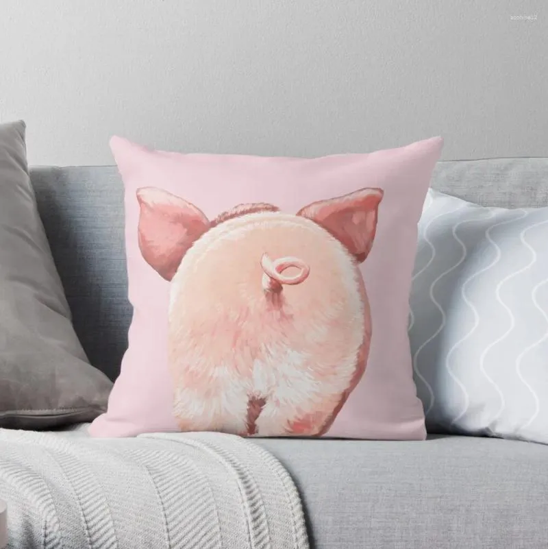 Almohada de cerdo buin rosa cubiertas de sofá s para sala de estar decorativa funda de almohada de Navidad