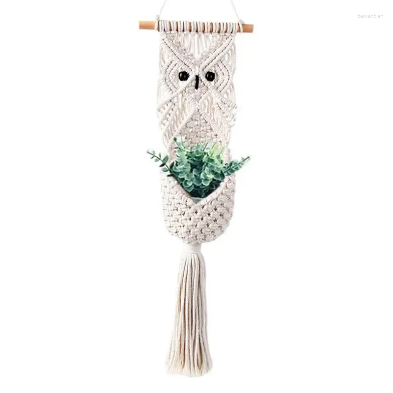 Tapestries Adorable Home Decoration Macrame Wall Hanging Tapestry Cotton Tassel Handmade Woven Bohemian Art Background Cloth