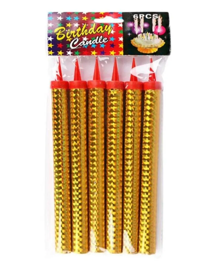 Candles Birthday Cake Fireworks Pyrotechnics Golden Champagne Magic Wand Burning Candle Wedding Decor Party Supplies8365772