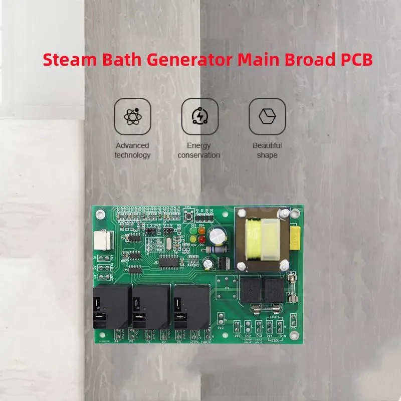 CHUHAN STCMOET/ATCSTEAM Série Gerador de banho a vapor principal PCB largo para ATS St na máquina de banho Steam