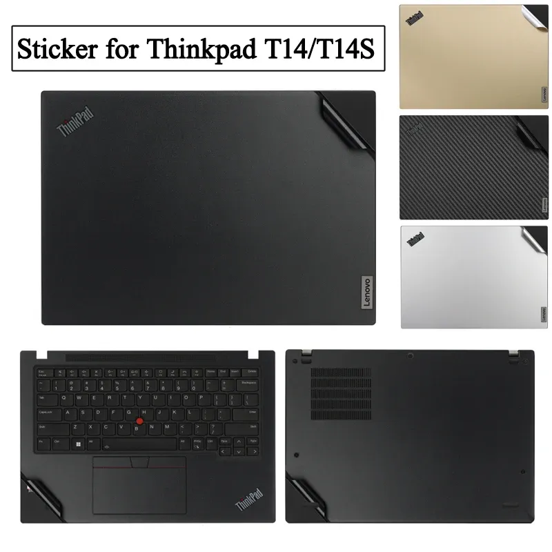 SKINS ANTIGERPRINTS PRÉPUT PAKER STANTOP OPRITOP pour 2023 2022 2021 2020 Thinkpad T14 T14S Gen1 2 4 3 Film de couverture de protecteur d'écran