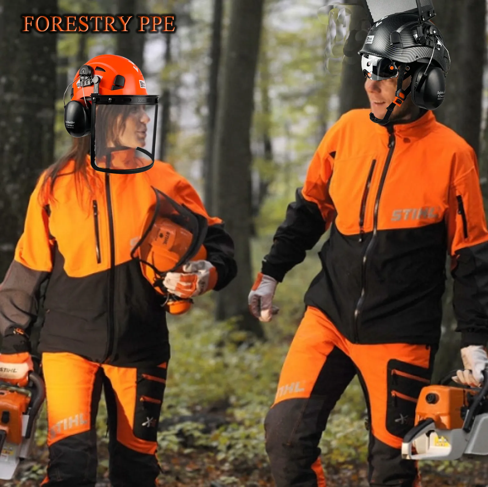 Stihl Forestry Helmet Repair Socket Kit (2-Pack) - For Chainsaw Helmet Earmuff Attachment