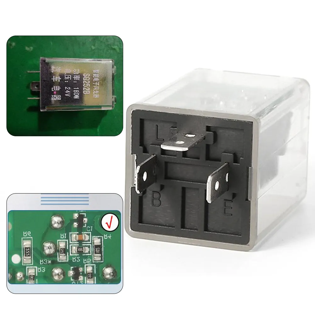 24V 3 Pin LED Adjustable Car Flasher Relay To Fix LED... From Ddmyearth ...