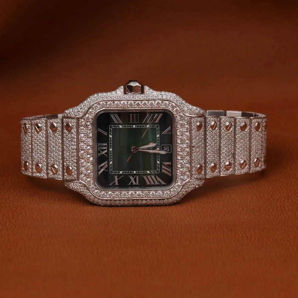 Luxury Looking Fully Watch Iced Out For Men woman Top craftsmanship Unique And Expensive Mosang diamond Watchs For Hip Hop Industrial luxurious 47701
