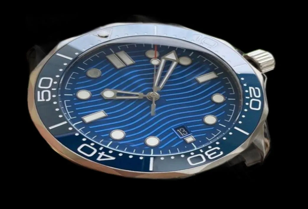 Top -Quality Watch Ceramic Lünette Rologio Blue 42mm Männer Herren Uhren Automatische mechanische Bewegung Luxus Uhren Armbanduhren 6691560
