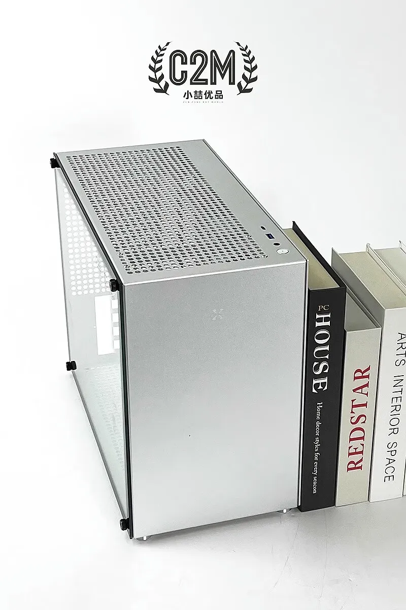 DHgate.com:Compact Aluminum ATX MATX Case with Type-C Port