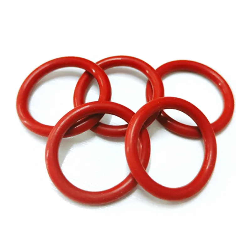 50-200pcs Silikon O Ring Dichtungsab Waschmaschine Rot VMQ O-Ring Sanitärdichtungen Ölfestes Hochtemperatur Oring-Sortiment-Beutel